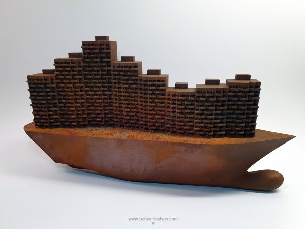 Sculpture Achtern Born Townships