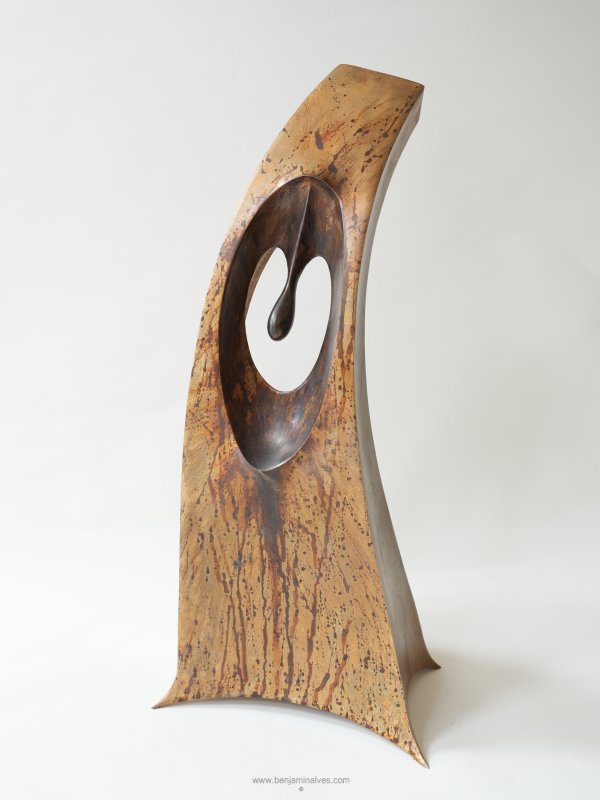 Bronze sculpture Schreistein