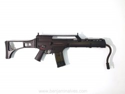 Mixed media sculpture Floppy Gun